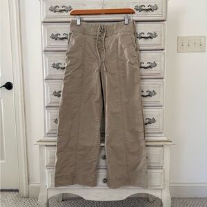 Gap Khaki Wide Leg Pants